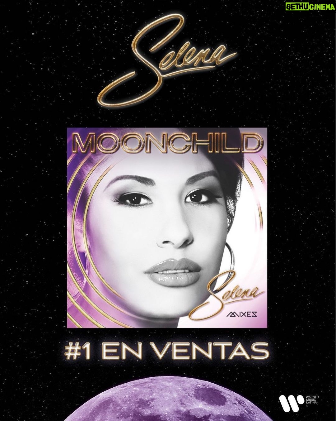 Selena Quintanilla Instagram - Selena es #1 en ventas en Estados Unidos con su nuevo álbum MoonChild Mixes! El legado continúa. Disponible en Walmart, Target y tú plataforma favorita. Selena is #1 in sales in the United States with her new album MoonChild Mixes! The legacy continues. Available at Walmart, Target and your favorite streaming platforms. @warnermusiclat @billboard #LatinPopCharts #Billboard