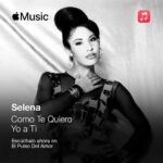 Selena Quintanilla Instagram - Escucha “Como Te Quiero Yo A Ti” de Selena en #ElPulsoDelAmor de Apple Music. 🎤💗 @AppleMusic ▶️ apple.co/3PQUg9r