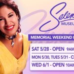 Selena Quintanilla Instagram - Selena Museum Memorial Weekend Hours 5/28 OPEN 9AM - 3PM 5/30 Monday 5/31 Tuesday - CLOSED 6/1 Wednesday OPEN 10AM - 4PM