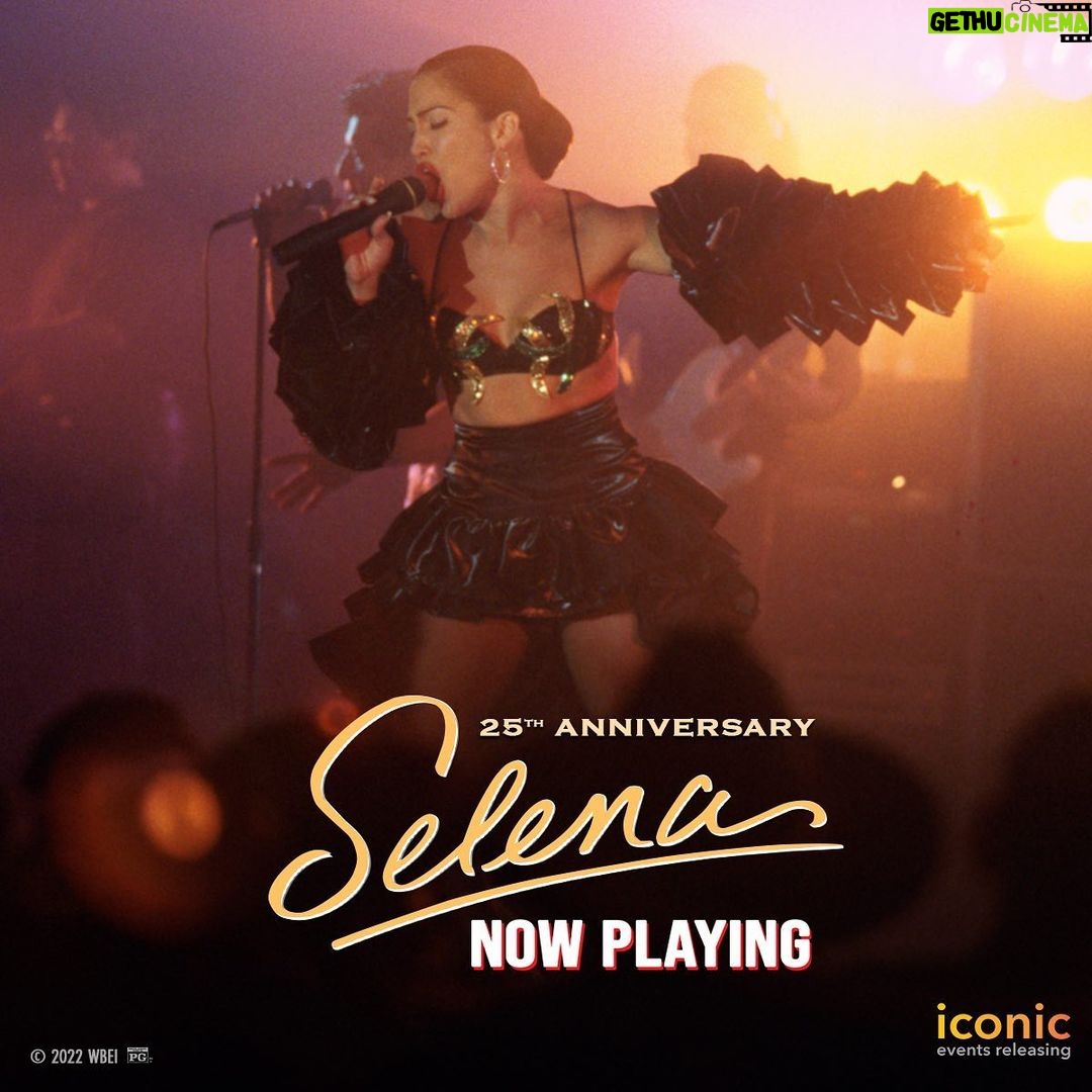 Selena Quintanilla Instagram - Do you have your tickets? SELENA the movie is playing TONIGHT and this weekend in theaters across the country! ¿Tienes tus boletos? ¡SELENA la película se estrena ESTA NOCHE y este fin de semana en los cines de los Estados Unidos! https://bit.ly/selenamovie25 #selenamovie25 @wbclassicfilms @iconiceventsnow Nationwide, USA