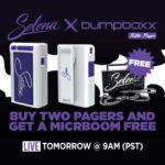 Selena Quintanilla Instagram - 🕘 THE COUNTDOWN BEGINS! 🕘 The #CYBERMONDAY Bumpboxx X Selena deal begins online LIVE TOMORROW @ 9AM | PST at www.bumpboxx.com Buy (2) Bumpboxx X Selena Retro Pager Bluetooth speakers and receive a wearable MICROBOOM absolutely FREE! Don't miss this one time deal! Features: 🔊 Bluetooth 5.0 (30 Feet Range) 🔊 TWS True Wireless Stereo Pairing SYNC 🔊 TF Card MP3 Player 🔊 Built-In FM Radio 🔊 LED Super Bright Flashlight 🔊 USB Charger 🔊 Hands-Free Calling 🔊 Playtime up to 7+ Hours 🔊 IPX6 Water Resistant 🕘 ¡Faltan Menos de 15 Horas! 🕘 Bumpboxx X Selena #CIBERLUNES comienza EN VIVO MAÑANA a las 9AM | PST en la pagina www.bumpboxx.com Compra (2) altavoces Bluetooth Bumpboxx X Selena Retro Pager y recibe un MICROBOOM portátil absolutamente GRATIS. ¡No se pierda esta oferta única! Características: 🔊 Bluetooth 5.0 (alcance de 30 pies) 🔊 TWS True Wireless Stereo Pairing SYNC 🔊 Reproductor MP3 con tarjeta TF 🔊 Radio FM incorporada 🔊 Linterna LED súper brillante 🔊 Cargador USB 🔊 Llamadas manos libres 🔊 Tiempo de reproducción de hasta 7 horas + 🔊 Resistente al agua IPX6 #BumpboxxXSelena #Selena #SelenaYLosDinos #BailaEstaCumbia