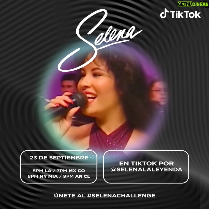 Selena Quintanilla Instagram - Follow Selena on TikTok and watch our streaming special on September 23rd featuring the best moments of Selena live at the Astrodome 💜 Join #SelenaChallenge to celebrate her arrival on the platform ✨ Sigue a Selena en TikTok y mira una transmisión especial con lo mejor de su concierto en el Astrodome; este 23 de septiembre 💜 Únete al #SelenaChallenge para celebrar su llegada a la plataforma ✨ @tiktok @tiktoklatam