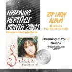 Selena Quintanilla Instagram - 🎵 Selena has the #1 Latin Album in Gold & Platinum history for her classic #DreamingOfYou. This 💎 album is 59X Diamante! #RIAATopCertified #HispanicHeritageMonth @universalmusica @riaa_awards