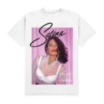 Selena Quintanilla Instagram - 👚NEW MERCH FRIDAY👕 New Design! Pink Selena White Tee 100% Cotton Unisex Crew Neck AVAILABLE NOW only at www.q-productions.com