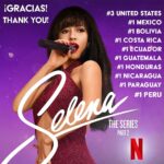 Selena Quintanilla Instagram - This wouldn’t be possible without the love and support of Selena’s fans. Thank you all for making Selena The Series a success and go #1 in multiple countries! 💜 Esto no sería posible sin el amor y el apoyo de los fans de Selena. ¡Gracias a todos por hacer Selena La Serie un éxito y ser el número 1 en varios países! 💜