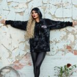 Selena Quintanilla Instagram - Celebrate the Queen of Cumbia with this NEW Exclusive tie-dye hoodie! This Black Tie-Dye Hooded Pullover with Drawstring Hood and Front Pocket Pouch is a unisex fit. Online Exclusive FREE Gift with Hoodie Purchase, Photo + Sticker Pack. AVAILABLE NOW only at www.q-productions.com