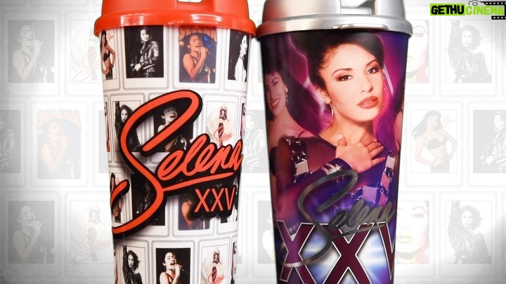 Selena Quintanilla Instagram - The final two 2020 Selena Commemorative cups are Now Available at participating Stripes Stores. You can also get “Selena Collage” and “Selena XXV” delivered to your door with Favor Delivery! Celebrating 25 Years of Selena’s Legacy! #SelenaStripesCup Los últimos dos vasos conmemorativas de Selena 2020 ya están disponibles en las tiendas @stripesstores participantes. También puedes recibir "Selena Collage" y "Selena XXV" a través de la aplicación FAVOR ¡Celebrando los 25 años del legado de Selena!