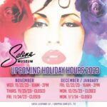 Selena Quintanilla Instagram - 🌟UPCOMING 2023 SELENA MUSEUM HOLIDAY HOURS🌟 NOVEMBER WED. 11/22/23 - 10AM - 2PM THURS. 11/23/23 - CLOSED FRI. 11/24/23 - CLOSED DECEMBER / JANUARY FRI. 12/22/23 - 10AM - 2PM MON. 12/25/23 - CLOSED MON. 1/1/24 - CLOSED