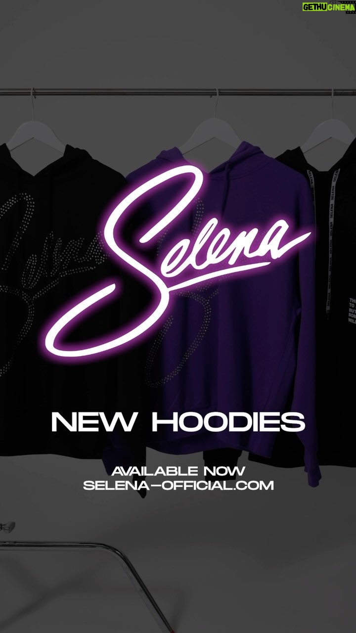 Selena Quintanilla Instagram - 🌟 New Hoodie Drop Alert! 🌟 Elevate your style and be the first to  wear the NEW RHINESTONE Hoodies & On The Low Hoodie, Exclusively on selena-official.com! #NewHoodies #ExclusiveRelease @shopselenaofficial