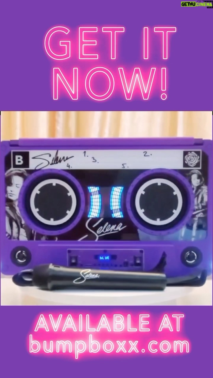 Selena Quintanilla Instagram - NOW AVAILABLE! • The ALL NEW SelenaXBumpboxx Remixx • Get yours today only at Bumpboxx.com!