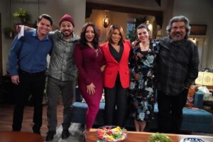 Selenis Leyva Instagram - #LopezVsLopez just got even better with @tishacampbellmartin 🌟 don’t miss her on the one-hour finale TONIGHT at 8/7c on NBC and streaming on @peacock.