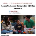 Selenis Leyva Instagram – Thank you for supporting us!! #lopezvslopez #grateful @nbc @peacock #imhereee I get to continue to work with a group of people I LOVE @georgelopez @mayanlopez @mattshively @enkyboys @almadrigal @momorodriguez @debbywolfe