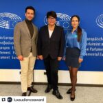 Selin Yeninci Instagram - It was a great pleasure meeting with Chair of the Culture and Education Comittee of the European Parliament, Sabine Verheyen. Many thanks for the lovely chat and hospitality. #Repost @luxaudienceaward with @use.repost ・・・ Selin Yeninci and Ekin Koç, actors of the LUX Audience Award nominated film Burning Days by Emin Alper met Sabine Verheyen, Chair of the Committee on Culture and Education of the European Parliament. MEP Verheyen underlined the importance of having this film in the competition in order to preserve core values of the European Union such as artistic freedom 🎥🇪🇺