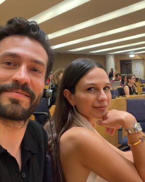 Selin Yeninci Instagram - many thanks to @europeanparliament @luxaudienceaward @burningdaysmovie 
💙💙💙