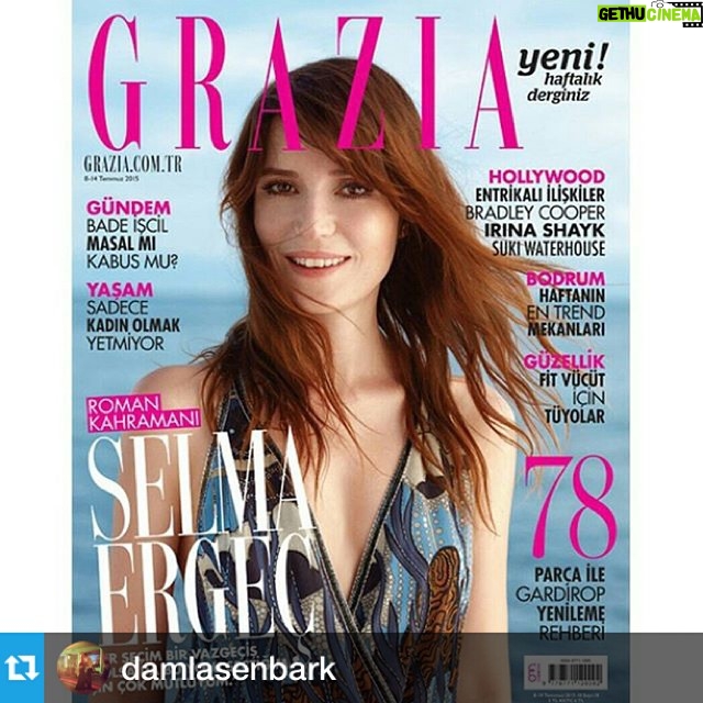 Selma ErgeΓ§ Instagram - #Repost from @damlasenbark with @repostapp --- πππ #grazia @selmaergecofficial