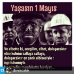 Selma Ergeç Instagram - #Repost from @denizcakir with @repostapp --- .. Belki biz de bi gün bayramları "bayram gibi" kutlarız... Sazlı sözlü, elele... 🌿✌🏼️ #1mayıs