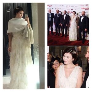 Selma Ergeç Instagram - Qatar,Doha: Muhtesem yüzyil teşhir-i-ihtişam'in açilişi- @begumsalihoglu 'na güzel elbisem icin cok tesekkurler!! / Qatar,Doha: at the opening of the Magnificent century exhibition- thank you @begumsalihoglu for this beautiful dress!!