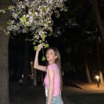 Seohyun Instagram – Cherry blossom night🌸