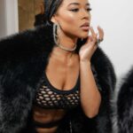 Serayah Instagram - Brown skin dipped in @diotima.world 🤎 #nyfw Face @makeupbyjoel Styled By @aaronchristmon @marquisemiller Photos by @kpshotit @no.affiliation