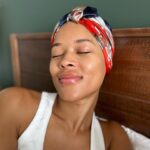 Serayah Instagram - Happy #rayfreshfacefriday !!! New goal unlocked: GLASS SKIN! Achieve the dewy effect without clogging your pores. Drop a 💦 for my GLASS SKIN routine! #nofilter