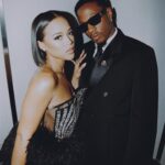 Serayah Instagram - Down to ride to the very end ..🖤 Hair @anittriaw FACE @vickygmakeup Stylist @aaronchristmon @marquisemiller Lens 🏴‍☠️ @swurv3 Diamonds @vraiofficial Dress @dolongofficial