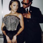Serayah Instagram - Down to ride to the very end ..🖤 Hair @anittriaw FACE @vickygmakeup Stylist @aaronchristmon @marquisemiller Lens 🏴‍☠️ @swurv3 Diamonds @vraiofficial Dress @dolongofficial