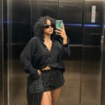 Serayah Instagram – Cheers to love🥂❤️
Congratulations to the Brinkley’s !!! 

hair by @joshandhair