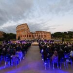 Serena Autieri Instagram – ‘Melodie d’autore in una serata di maggio’
Una serata magica immersa nella splendida cornice del Parco Archeologico del Colosseo di Roma.
Grazie @aeronautica.militare per avermi voluto ancora una volta al suo fianco.

Abito: @giorgioarmani 
gioielli: @roberto_coin