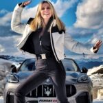 Serena Autieri Instagram – Italian style!
@penske_italy @bluvanti
#penskecars #penskeautomotiveitaly
#maserati #grecale