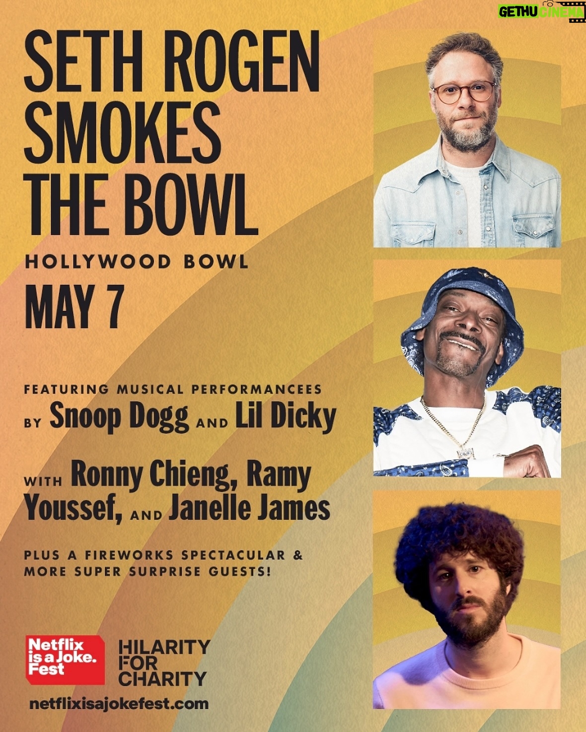 Seth Rogen Instagram - Get tix now for my big fun exciting show that will have an orchestra that is currently learning old school hip hop.