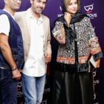 Shabnam Gholikhani Instagram - شب گذشته مراسم اکران خصوصی فیلم شین به کارگردانی میثم کزازی و تهیه کنندگی شهاب حسینی🎬 #اکران_خصوصی #فیلم #شبنم_قلی_خانی #شهاب_حسینی #جمشیدهاشمپور (اسم عکاسان عزیز روی عکسها تگ شده) @sara_omrani_official 👗🪡🧵