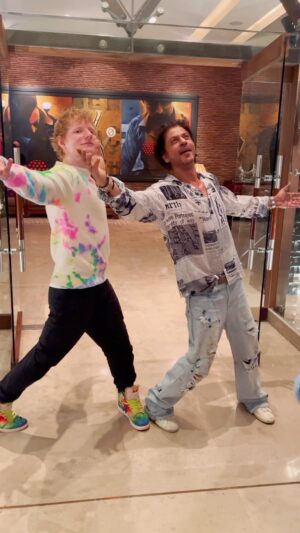 Shah Rukh Khan Instagram - This is the Shape of Us. Spreading love together….