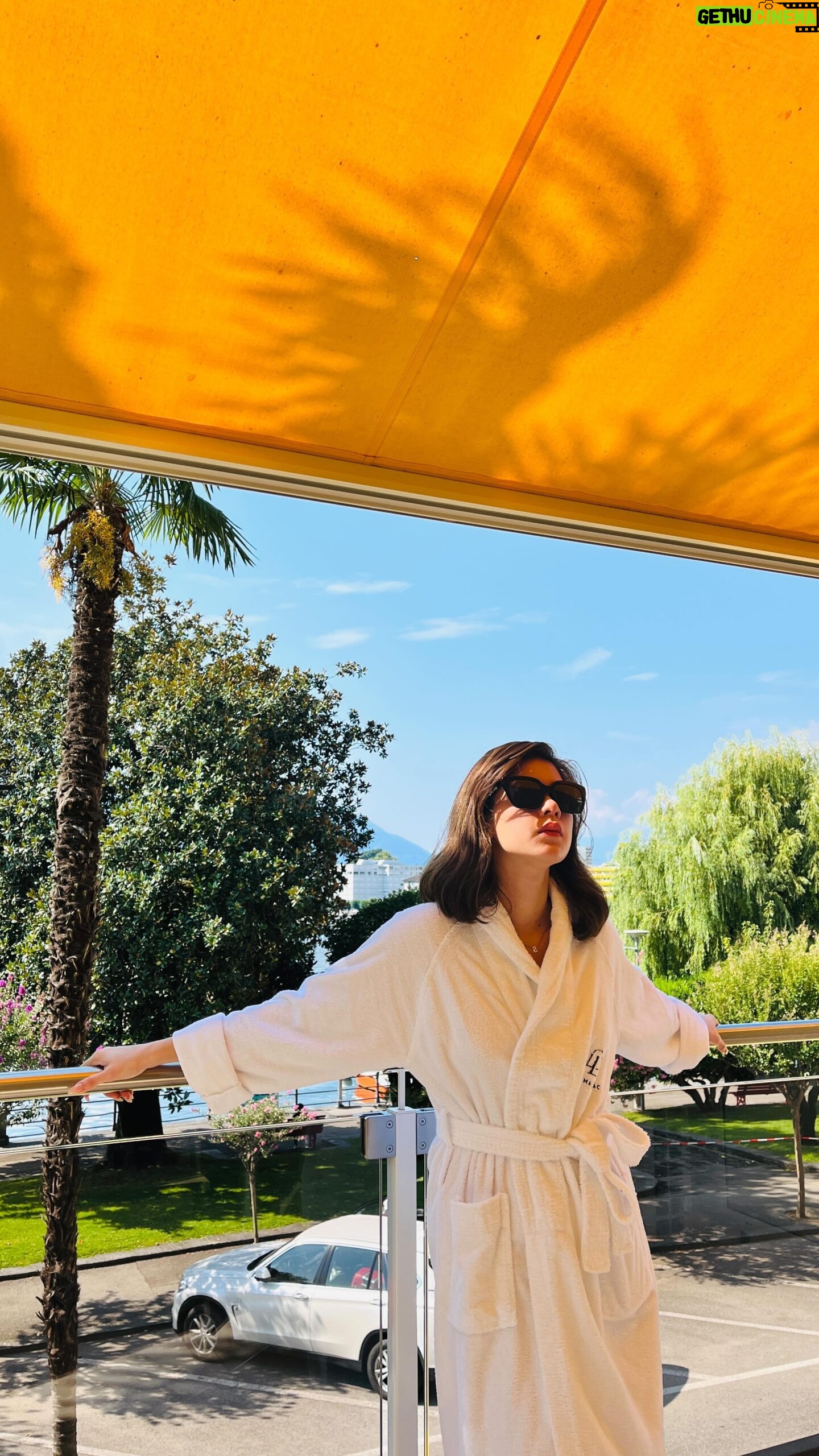 Shaina Magdayao Instagram - Breathing in all things Locarno 🇨🇭 This eventful festival, this humbling experience, this breathtaking view and my precious lakeside moments with our @essentialtruthsofthelake family 🤍🇵🇭 Grateful. Humbled. Inspired. I still have so much to learn. Salamat, @filmfestlocarno at sa ang aming MAESTRO, L A V D I A Z 🙏🏻🎥 @hotel.la.palma.au.lac @sgmtravelstheworld