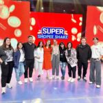 Shaina Magdayao Instagram - @itsyourluckydayna x @itsshowtimena x @shopee_ph with Kuys Jugs Kuys Teddy and PapaLuuuu with our super na miss kong Lucky Fam🧡