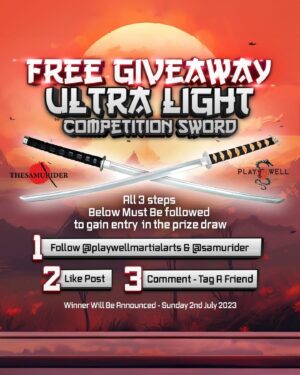 Shaina West Instagram - I am love. I am light. I have a sensible pair of buttocks a fine set of swords. 

and SO I’m doing a giveaway! 🗡️

I, The Samurider, shall grant unto a worthy warrior, a sword of utmost worthiness, a weapon unrivalled in its power and splendour. None other than the same type of katana wielded by yours truly. 

All you need to is follow @playwellmartialarts & @thesamurider, like this post, and comment tag a friend. 

May the gods favor thee in battle.

#katana #thesamurider #giveaway