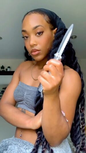 Shaina West Instagram - The feminine urge to burn it all to the ground.

#ASMR #balisong