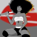 Shaina West Instagram - AI art is cool and stuff but there’s just something so special about another human encapsulating your essence and expressing it onto a blank page. I think it’s kinda magical. 🧙🏽‍♀️✍🏾✨ #FanArtFriday Thanks and massive props to: @caley.inks @ridartwork @dev_da_vinci @apex_verse @frostedtatts @bflybydesign @izagi_official @mac_art8 @mac_haka @andreas.seltmann
