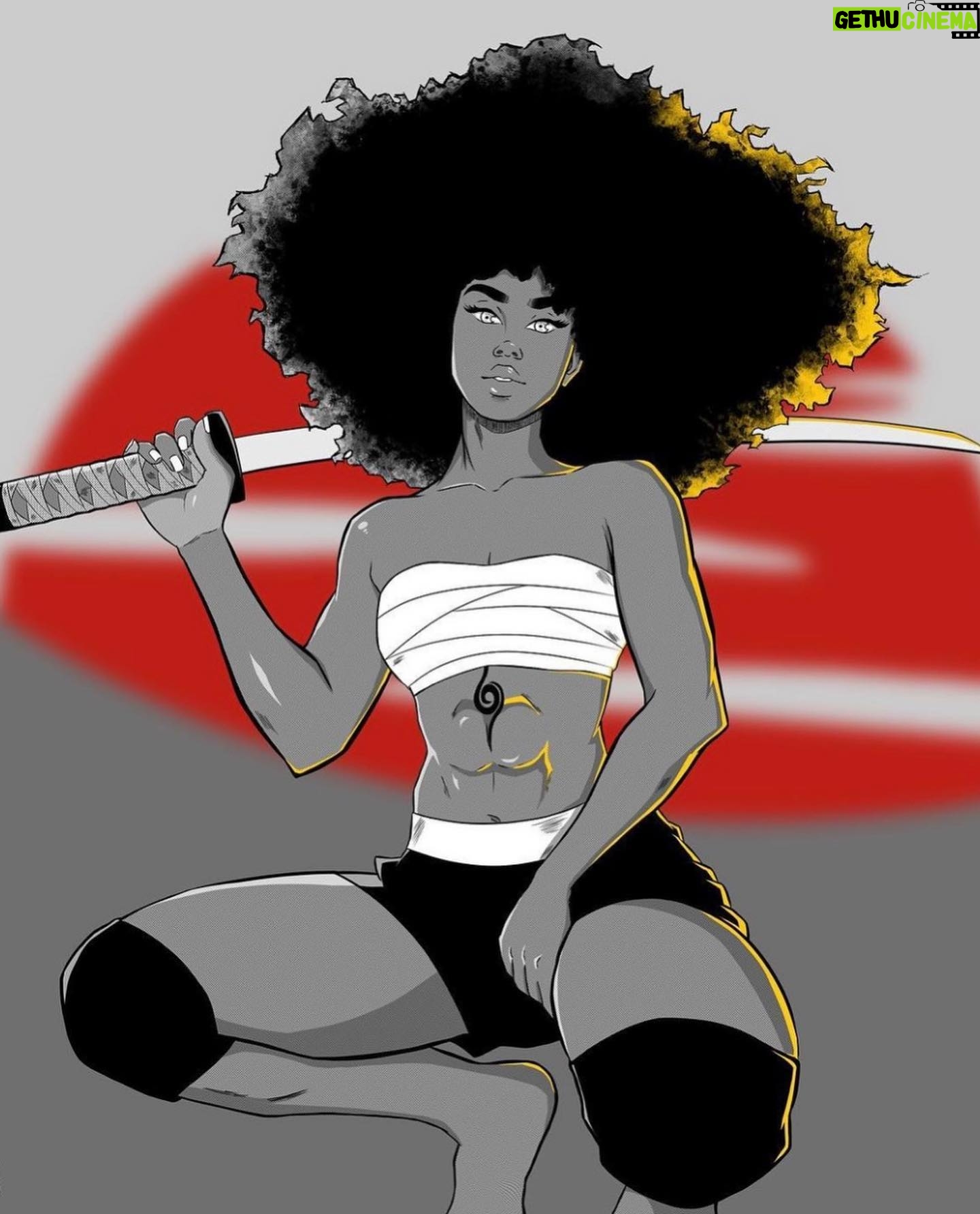 Shaina West Instagram - AI art is cool and stuff but there’s just something so special about another human encapsulating your essence and expressing it onto a blank page. I think it’s kinda magical. 🧙🏽♀️✍🏾✨ #FanArtFriday Thanks and massive props to: @caley.inks @ridartwork @dev_da_vinci @apex_verse @frostedtatts @bflybydesign @izagi_official @mac_art8 @mac_haka @andreas.seltmann