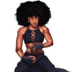 Shaina West Instagram - AI art is cool and stuff but there’s just something so special about another human encapsulating your essence and expressing it onto a blank page. I think it’s kinda magical. 🧙🏽‍♀️✍🏾✨ #FanArtFriday Thanks and massive props to: @caley.inks @ridartwork @dev_da_vinci @apex_verse @frostedtatts @bflybydesign @izagi_official @mac_art8 @mac_haka @andreas.seltmann