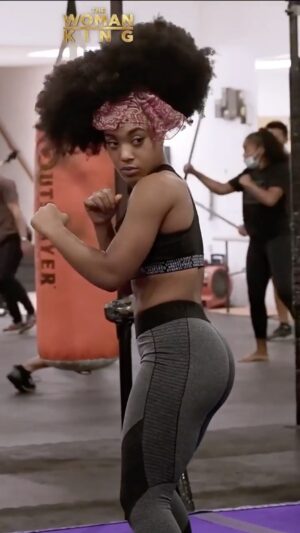 Shaina West Instagram - Respect the training.
Honour the commitment. 
Cherish the results. 

Fight relentlessly. ⚔️

#THEWOMANKING out in theatres September 16th @womankingmovie