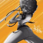 Shaina West Instagram - AI art is cool and stuff but there’s just something so special about another human encapsulating your essence and expressing it onto a blank page. I think it’s kinda magical. 🧙🏽‍♀️✍🏾✨ #FanArtFriday Thanks and massive props to: @caley.inks @ridartwork @dev_da_vinci @apex_verse @frostedtatts @bflybydesign @izagi_official @mac_art8 @mac_haka @andreas.seltmann