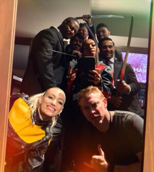 Shaina West Instagram - @sza just killed the Grammys & it was the best idea. ⚔️

I’m still buzzing from the show - what a killer experience to be on the 66th Grammys with this superstar and a kickass team by my side.❤️‍🔥

#Grammys2024 #KillBill