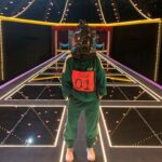 Shaina West Instagram - Imagine playing a game and dying. Could never be me. It was pretty cool playing and winning all the games while wearing a giant camera on my head and still coming out totally unscathed. #bosslevel #SquidGame the reality show is out now on Netflix and it’s very entertaining. 😌