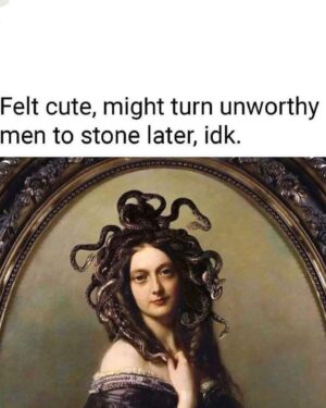 Shaina West Instagram - Felt cute, might turn unworthy men to stone later, idk.
