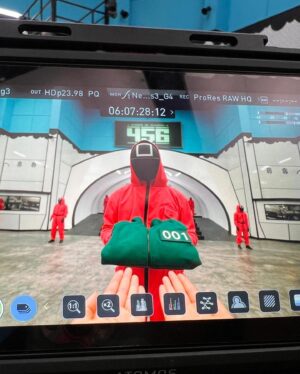 Shaina West Instagram - Imagine playing a game and dying. Could never be me. 

It was pretty cool playing and winning all the games while wearing a giant camera on my head and still coming out totally unscathed. #bosslevel 

#SquidGame the reality show is out now on Netflix and it’s very entertaining. 😌