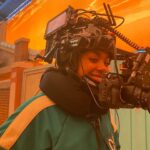Shaina West Instagram - Imagine playing a game and dying. Could never be me. It was pretty cool playing and winning all the games while wearing a giant camera on my head and still coming out totally unscathed. #bosslevel #SquidGame the reality show is out now on Netflix and it’s very entertaining. 😌