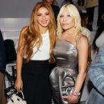 Shakira Instagram - Remembering you on your special day Donatella! Baci 😘🎂🍾