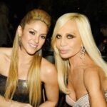 Shakira Instagram - Remembering you on your special day Donatella! Baci 😘🎂🍾