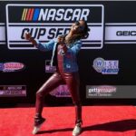 Shanola Hampton Instagram - Giant thank you to @nascar for having us yesterday! Such a great first experience for my son! Congratulations to @kylelarsonracin!! #wisepower400 #nascaromfox @gettyimages