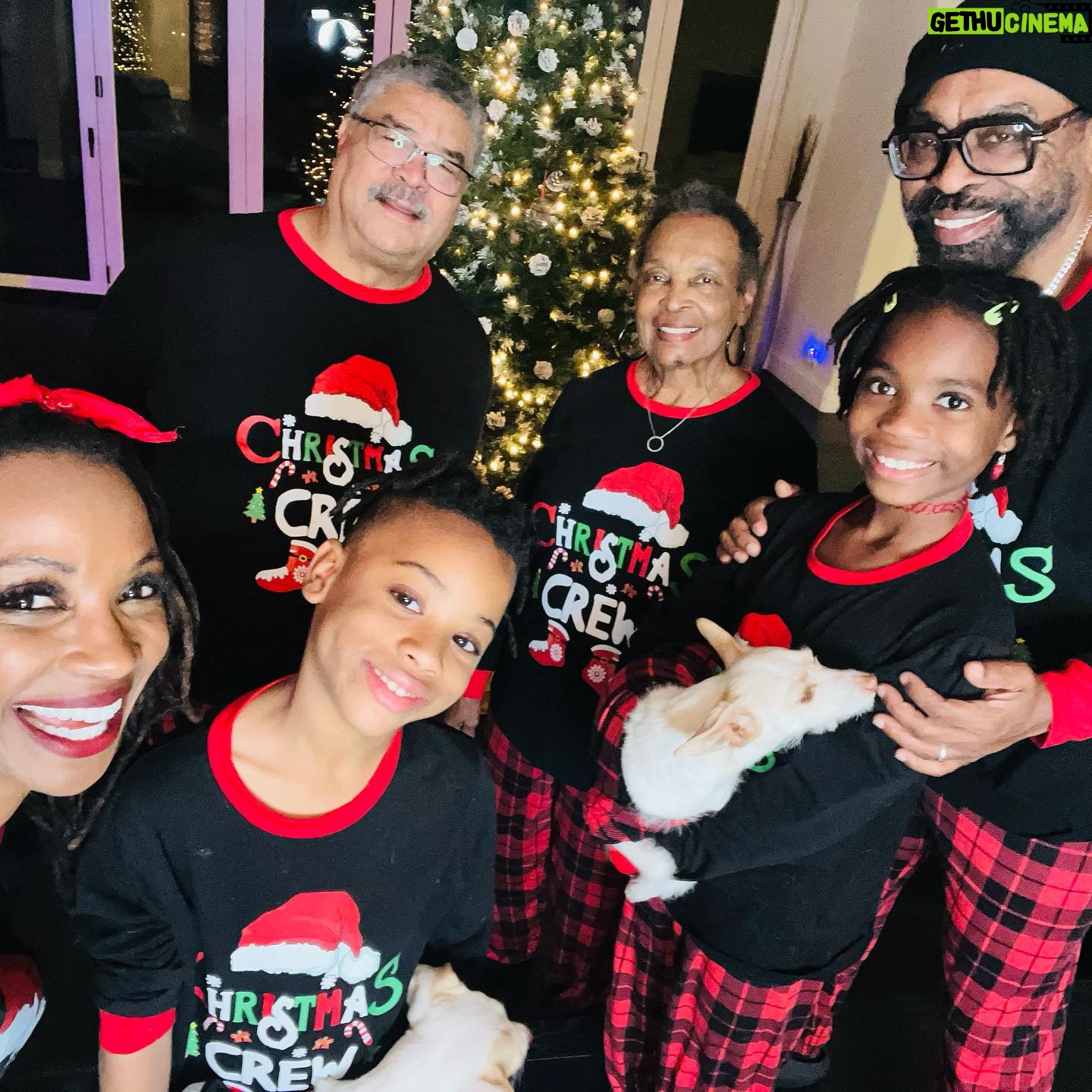Shanola Hampton Instagram - Oh the joy of the holidays and the nearly impossible task of getting a useable annual pj photo! From my family to yours, happy all things and may you have the merriest of times with those you love!